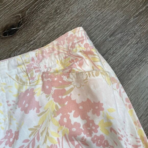 Gloria Vanderbilt Pastel Floral Grandma Core Capris SZ 12 90’s - Picture 6 of 14